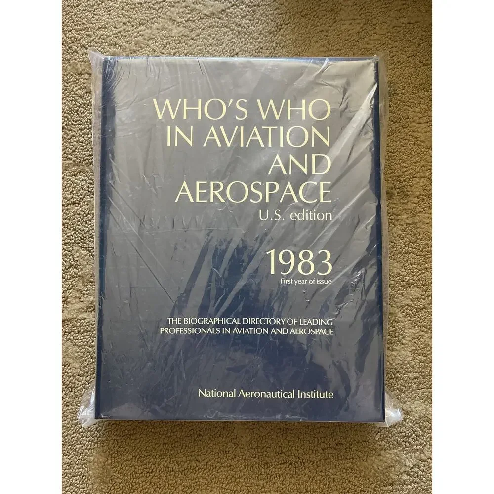 Who's Who In Aviation‎ and Aerospace 1983 U.S. Edition, Bio Directory Book Mint